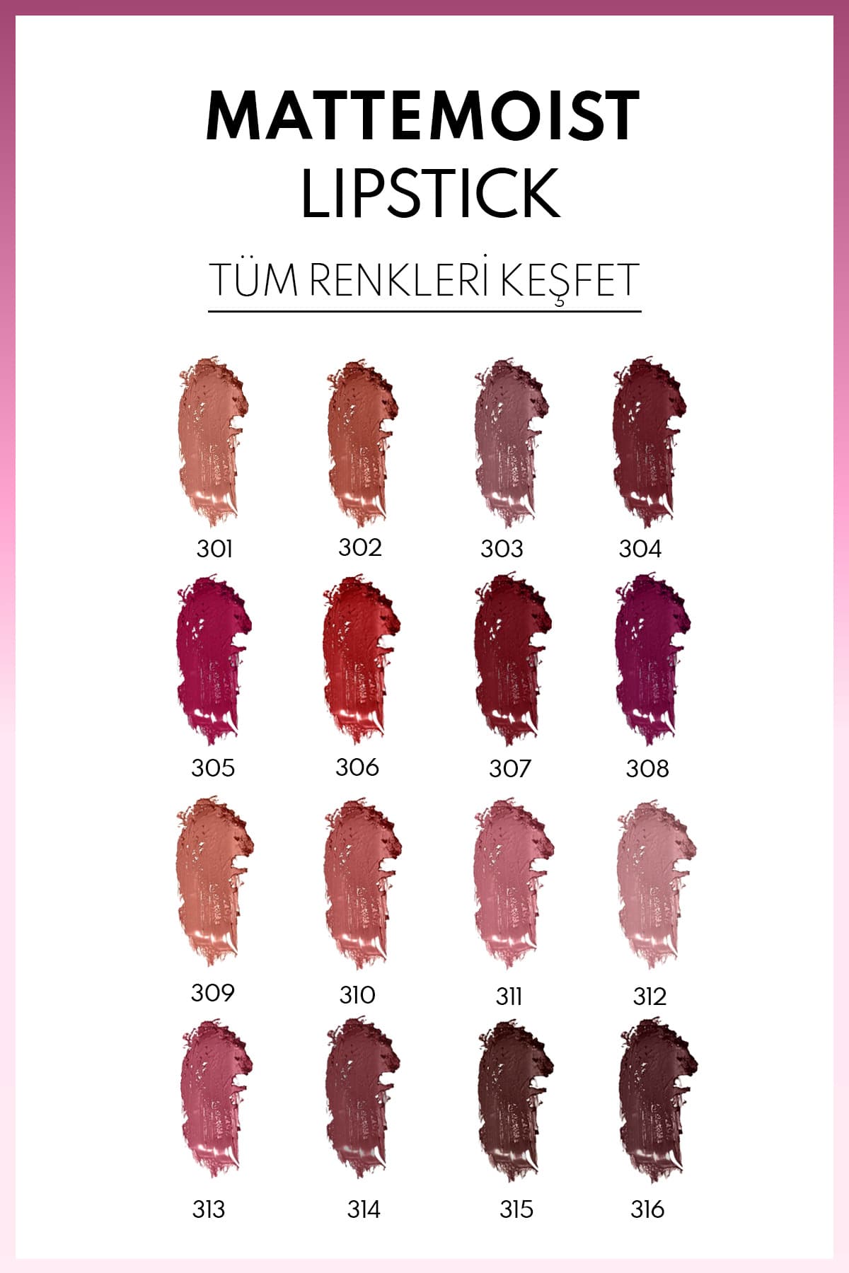 رژ لب Note Cosmetics Mattemoist مات ماندگار بنفش تیره مدل 308 رژ لب Note Cosmetics Mattemoist مات ماندگار بنفش تیره مدل 308