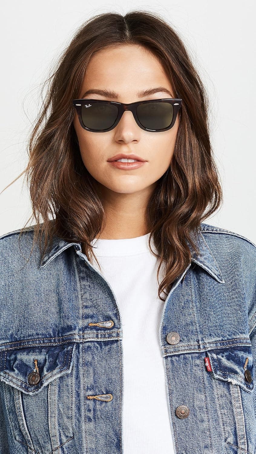 عینک آفتابی مردانه Ray-Ban Wayfarer مدل 2140 902 50 عینک آفتابی مردانه Ray-Ban Wayfarer مدل 2140 902 50