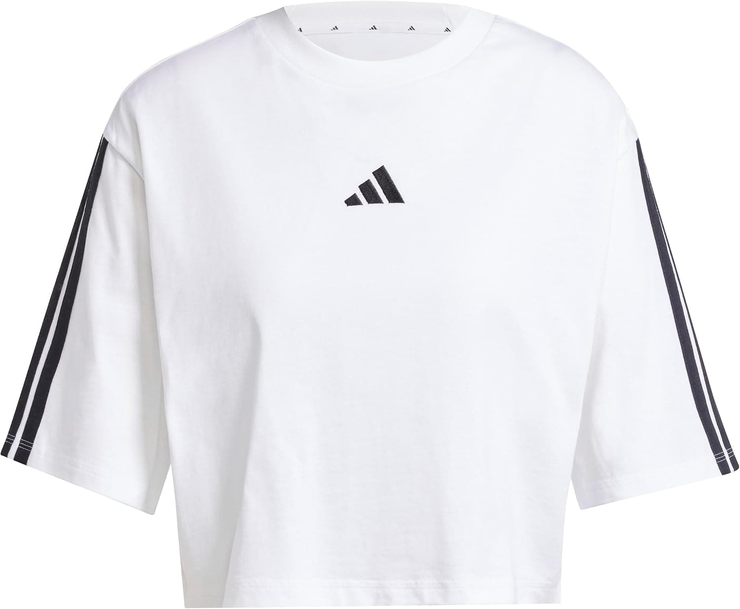 تیشرت زنانه adidas Essentials نخی گشاد 3-Stripes تیشرت زنانه adidas Essentials نخی گشاد 3-Stripes