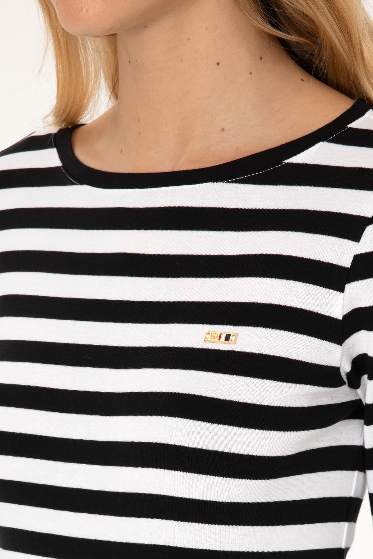 سوئیشرت زنانه U.S. Polo Assn. مشکی راهراه با یقه گرد مدل 50314203-VR046 سوئیشرت زنانه U.S. Polo Assn. مشکی راهراه با یقه گرد مدل 50314203-VR046
