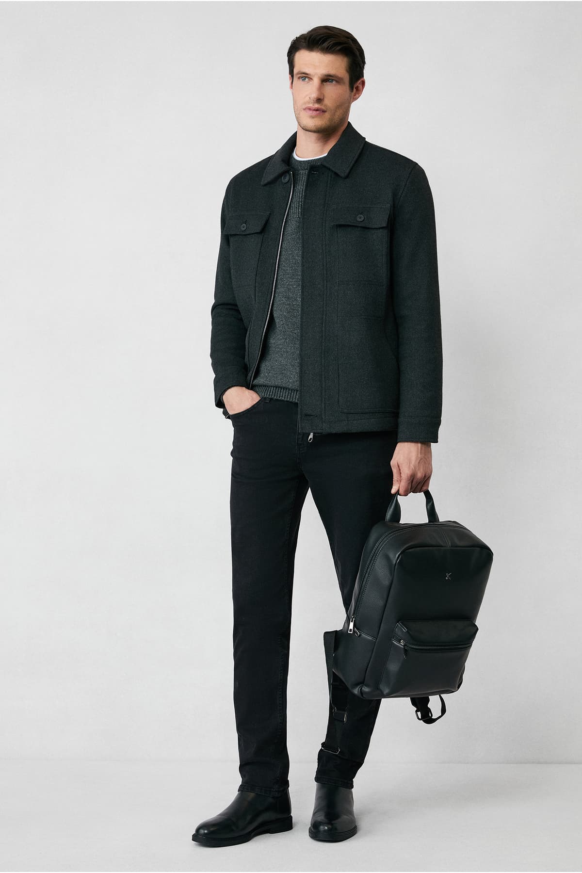 پلیور مردانه Kiğılı یقه گرد فیت معمولی طرحدار پلیور مردانه Kiğılı یقه گرد فیت معمولی طرحدار