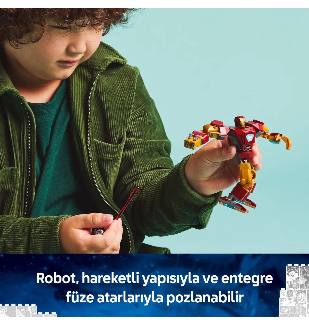 لگو Marvel ربات Iron Man در برابر Ultron برای کودکان مدل 76307، 6+ (101 قطعه) لگو Marvel ربات Iron Man در برابر Ultron برای کودکان مدل 76307، 6+ (101 قطعه)