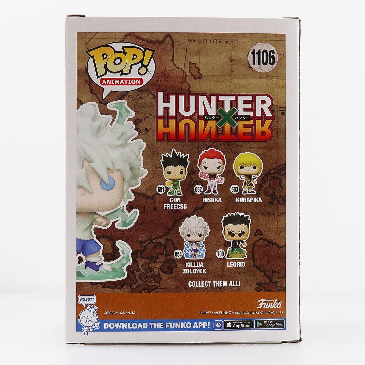 فیگور Funko Pop! انیمیشن Hunter x Hunter Killua Zoldyck سرعت خدایی Special Edition #1106 فیگور Funko Pop! انیمیشن Hunter x Hunter Killua Zoldyck سرعت خدایی Special Edition #1106