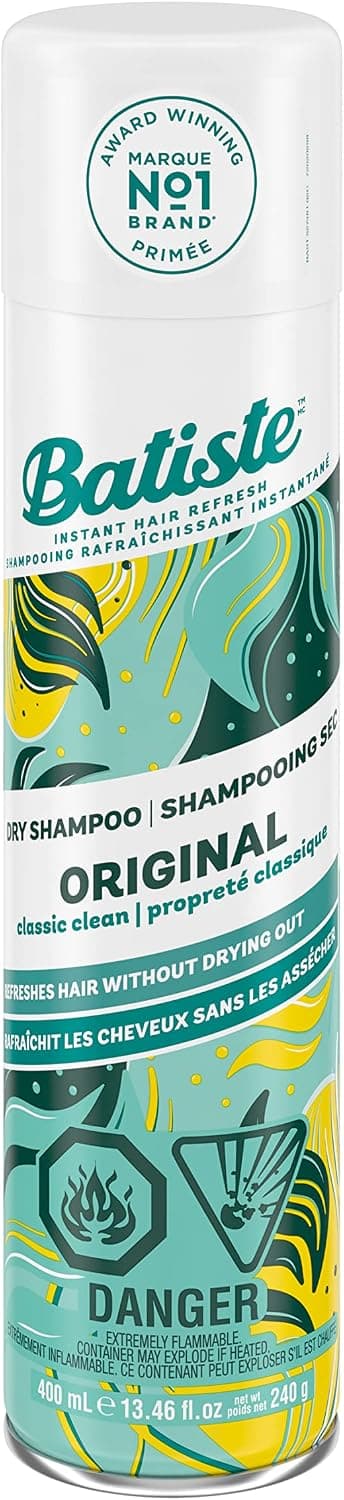 شامپو خشک حجمدهنده Batiste مناسب موهای بیحالت، پاککننده چربی ریشه 200ml شامپو خشک حجمدهنده Batiste مناسب موهای بیحالت، پاککننده چربی ریشه 200ml