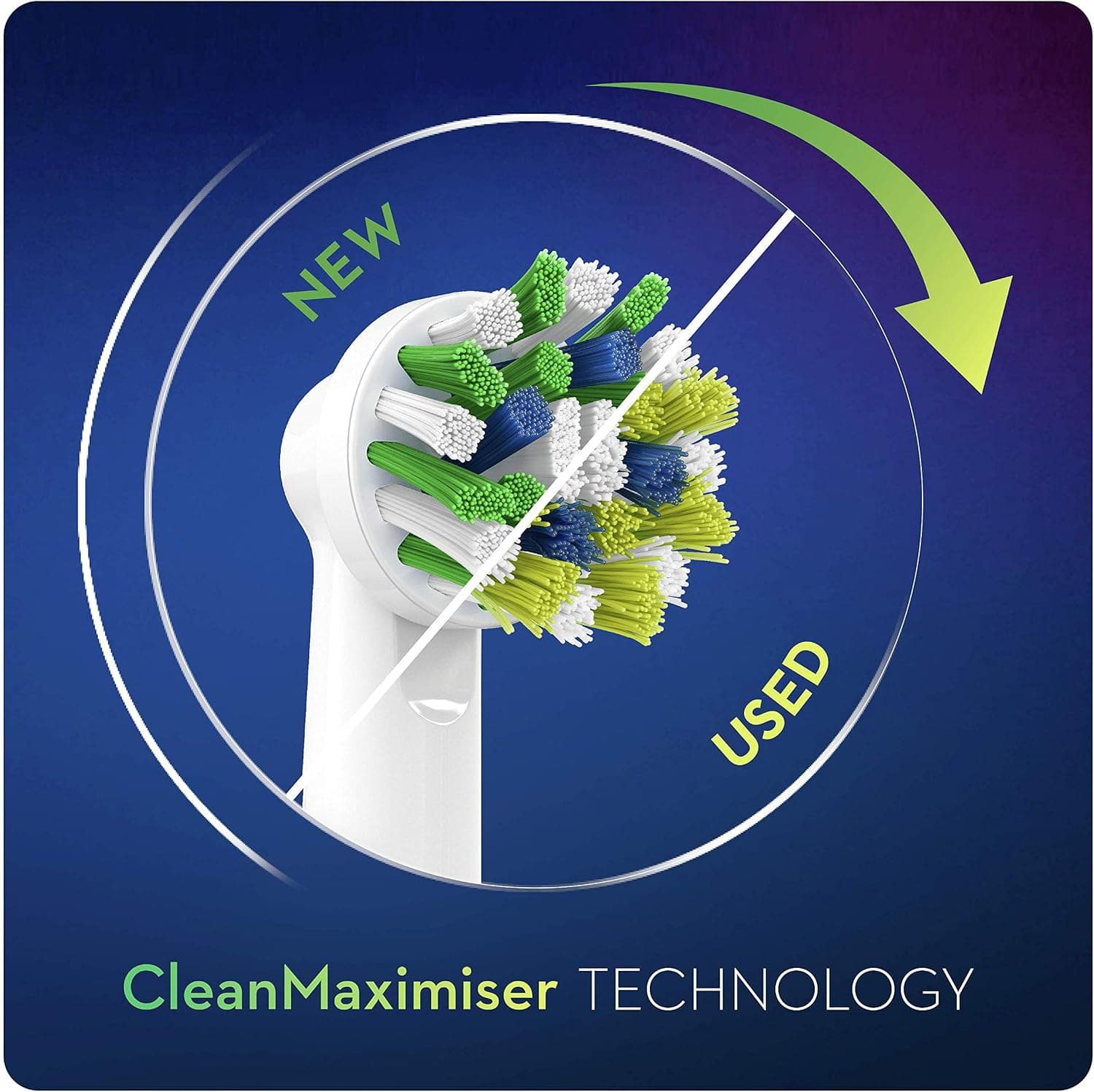 سری یدک مسواک Oral-B با الیاف CleanMaximiser، مدل CrossAction، 10 عددی سری یدک مسواک Oral-B با الیاف CleanMaximiser، مدل CrossAction، 10 عددی