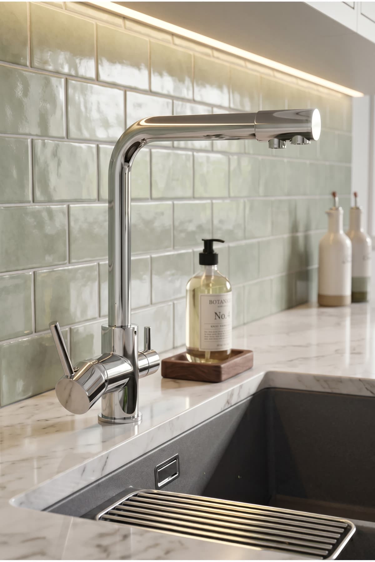 شیر ظرفشویی Spring Water سه راهه آب گرم، سرد و تصفیه شیر ظرفشویی Spring Water سه راهه آب گرم، سرد و تصفیه