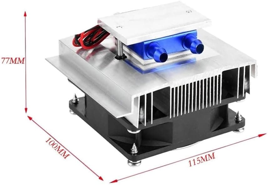 سیستم خنککننده آب ترموالکتریک پلتیر Alkatronik مدل TEC1-12706، 50W، 12V DC، فلزی/پلاستیکی، مشکی/نقرهای سیستم خنککننده آب ترموالکتریک پلتیر Alkatronik مدل TEC1-12706، 50W، 12V DC، فلزی/پلاستیکی، مشکی/نقرهای