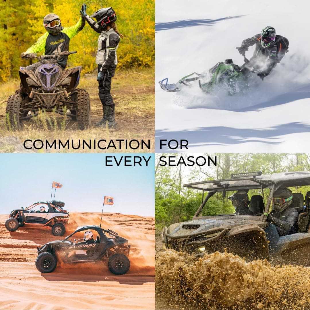 سیستم ارتباطی Cardo PACKTALK Edge برای ORV، اسنوموبیل، Side x Side ATV دوتایی مشکی سیستم ارتباطی Cardo PACKTALK Edge برای ORV، اسنوموبیل، Side x Side ATV دوتایی مشکی