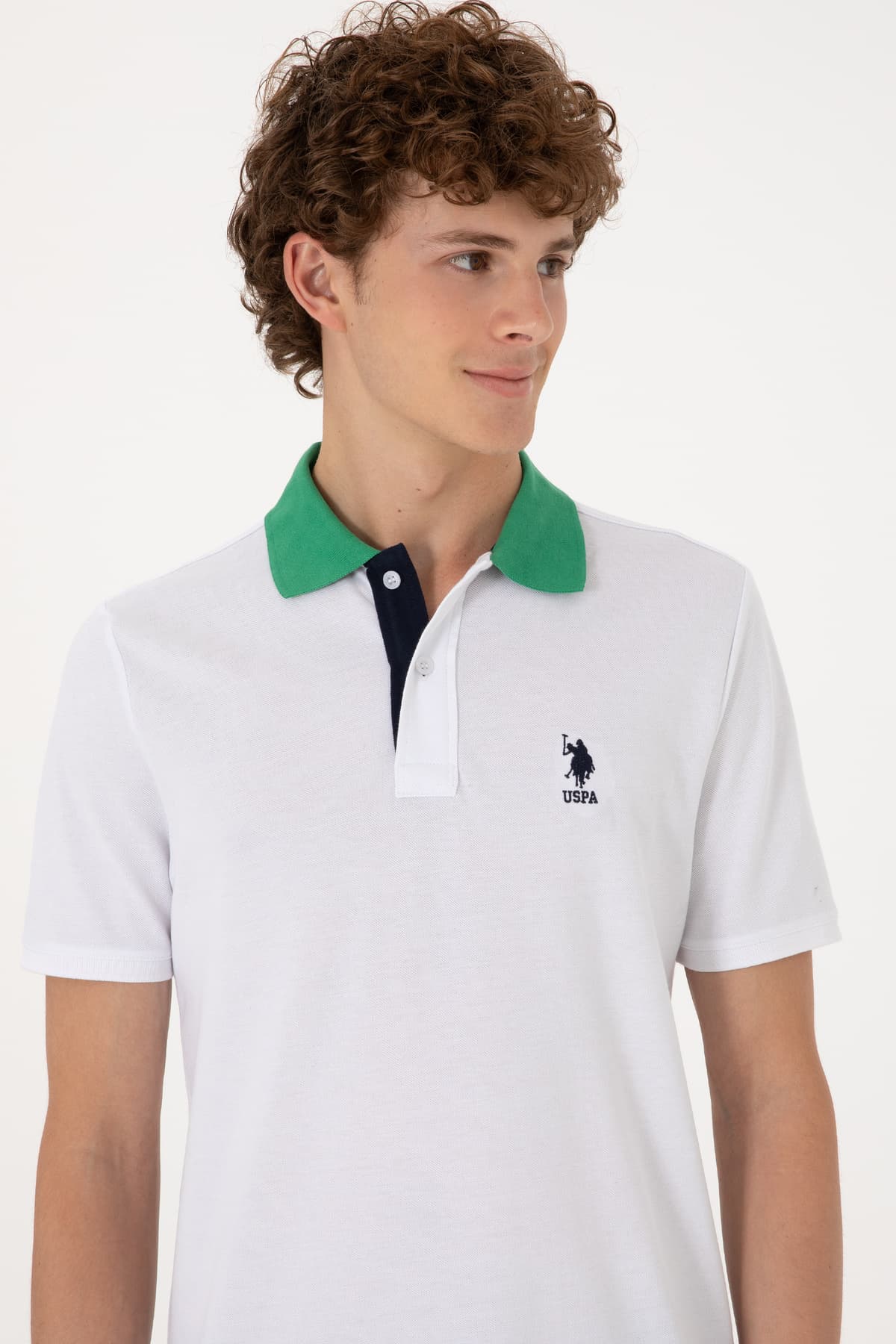 تیشرت مردانه U.S. Polo Assn. یقه پولو فیت معمولی سفید مدل 50306809-VR013 تیشرت مردانه U.S. Polo Assn. یقه پولو فیت معمولی سفید مدل 50306809-VR013
