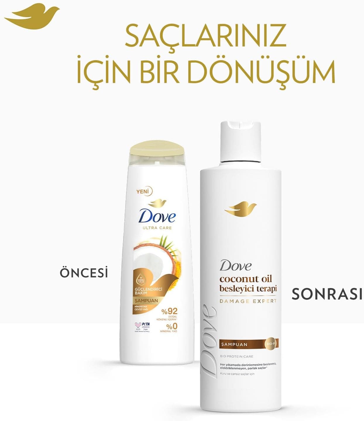 شامپو Dove روغن نارگیل تغذیهکننده درمانی 375 ml شامپو Dove روغن نارگیل تغذیهکننده درمانی 375 ml