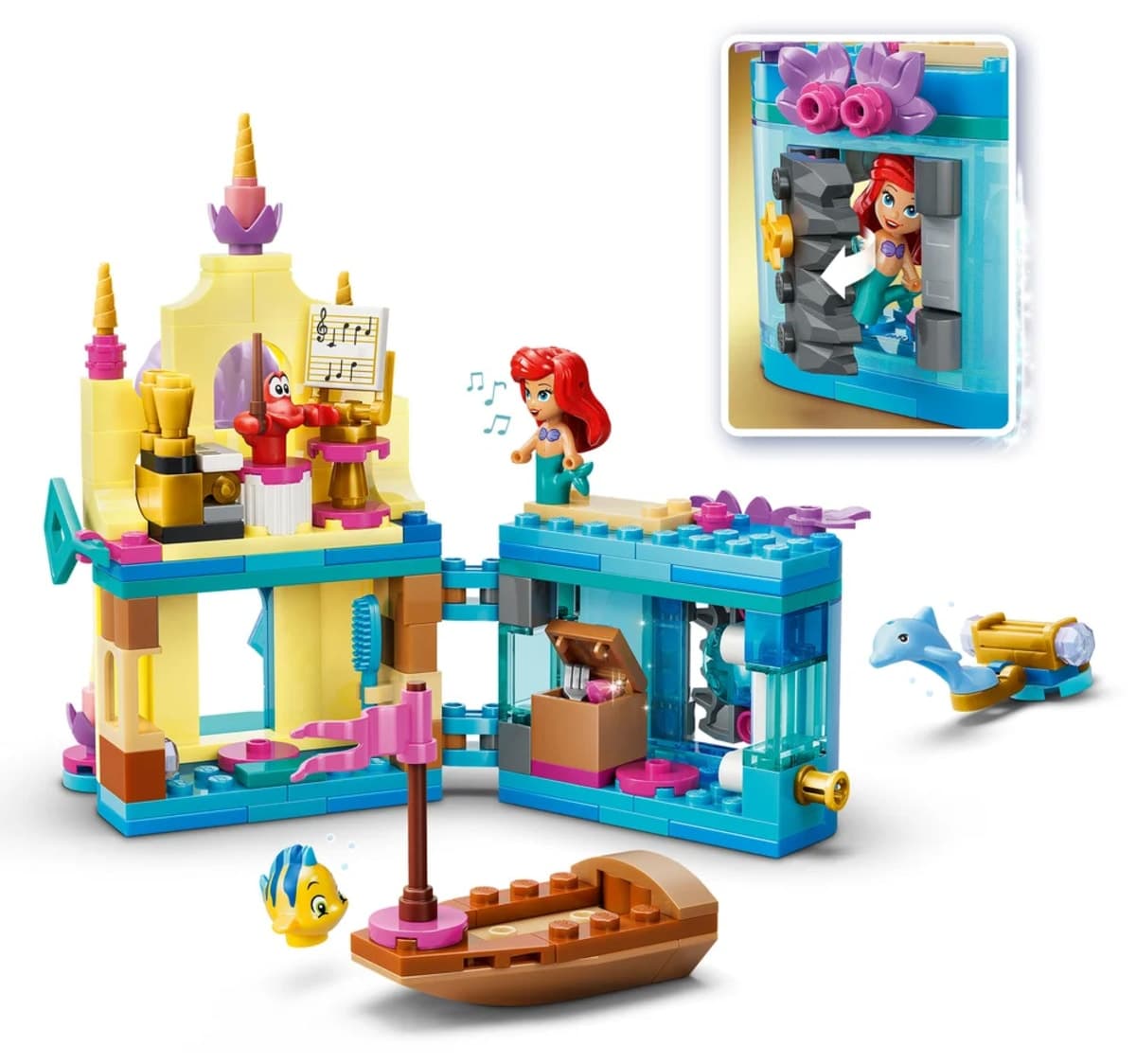 لگو Disney Princess Ariel'in Sihirli Mini Sarayı مدل 43285 با 179 قطعه لگو Disney Princess Ariel'in Sihirli Mini Sarayı مدل 43285 با 179 قطعه