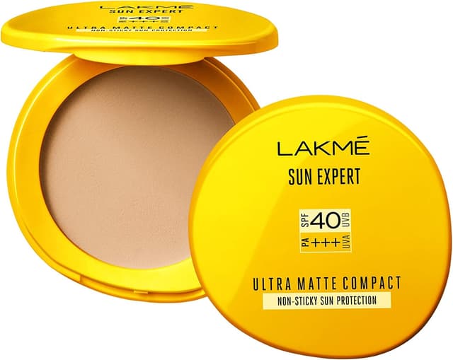 پنکیک فشرده مات LAKMÉ مدل Sun Expert Ultra Matte با SPF 40 و PA+++ ، 7G، قهوهای پنکیک فشرده مات LAKMÉ مدل Sun Expert Ultra Matte با SPF 40 و PA+++ ، 7G، قهوهای