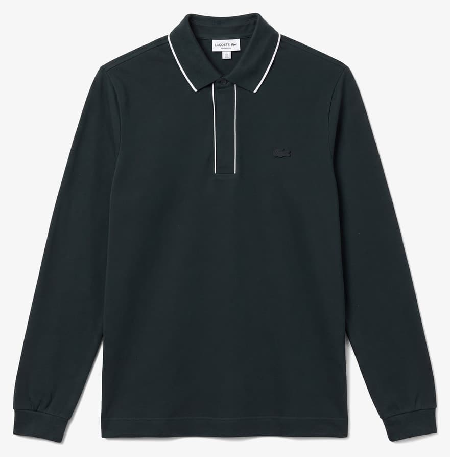 پولوشرت مردانه Lacoste فیت معمولی آستین بلند مشکی مدل Paris پولوشرت مردانه Lacoste فیت معمولی آستین بلند مشکی مدل Paris