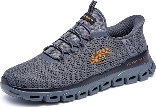 کفش اسنیکر مردانه Skechers بدون بند Slip-in مدل Glide-step Noxus Hands Free کفش اسنیکر مردانه Skechers بدون بند Slip-in مدل Glide-step Noxus Hands Free