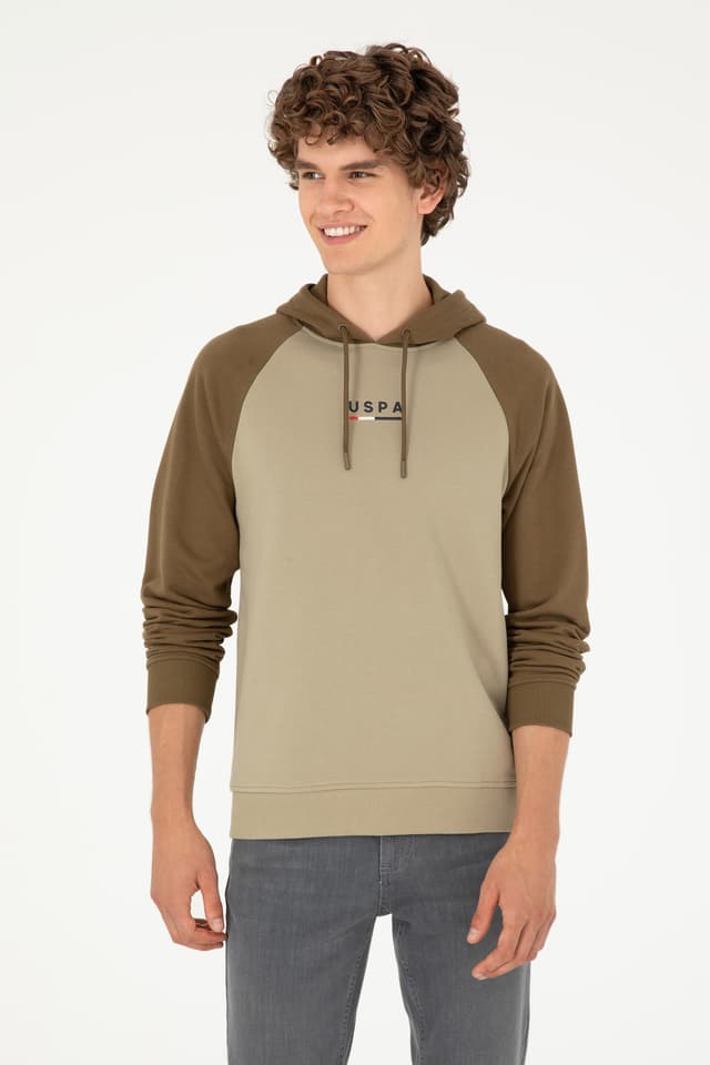 سوئیشرت مردانه U.S. Polo Assn. خاکی روشن مدل 50293358-VR183 سوئیشرت مردانه U.S. Polo Assn. خاکی روشن مدل 50293358-VR183