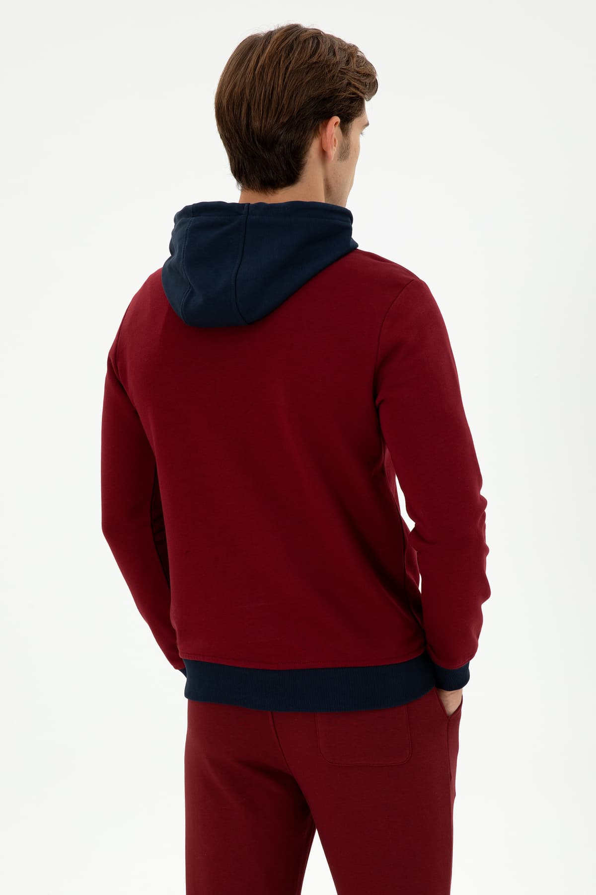 سوئیشرت مردانه U.S. Polo Assn. بوردو مدل 50293440-VR014 سوئیشرت مردانه U.S. Polo Assn. بوردو مدل 50293440-VR014