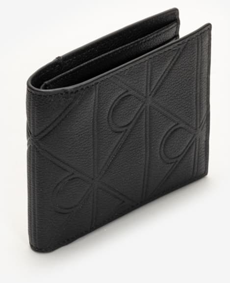 کیف پول مردانه Calvin Klein مشکی XL Emblem AOP Emboss کیف پول مردانه Calvin Klein مشکی XL Emblem AOP Emboss
