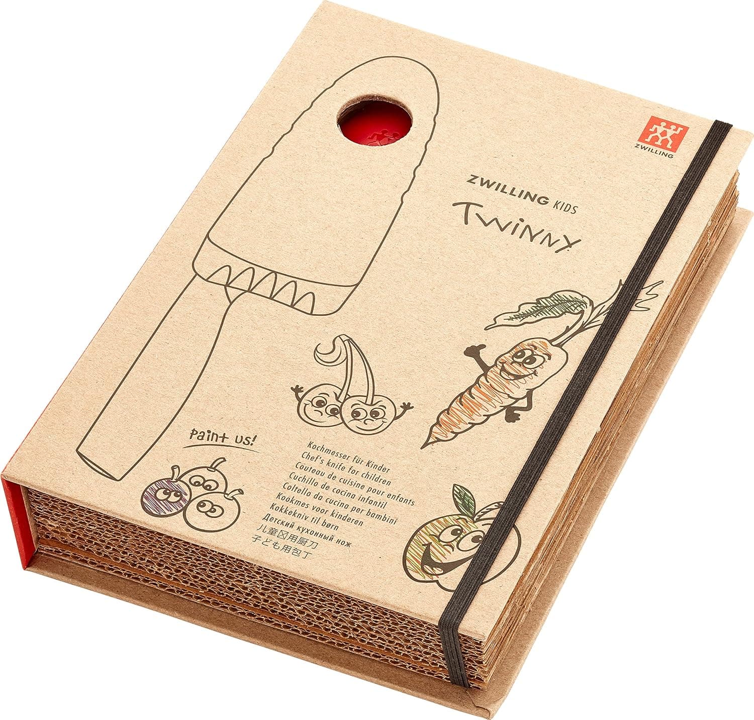 چاقوی آشپزی کودک ZWILLING Twinny، 10 cm، استیل ضدزنگ، تیغه گرد، محافظ انگشت، دسته پلاستیکی قرمز چاقوی آشپزی کودک ZWILLING Twinny، 10 cm، استیل ضدزنگ، تیغه گرد، محافظ انگشت، دسته پلاستیکی قرمز