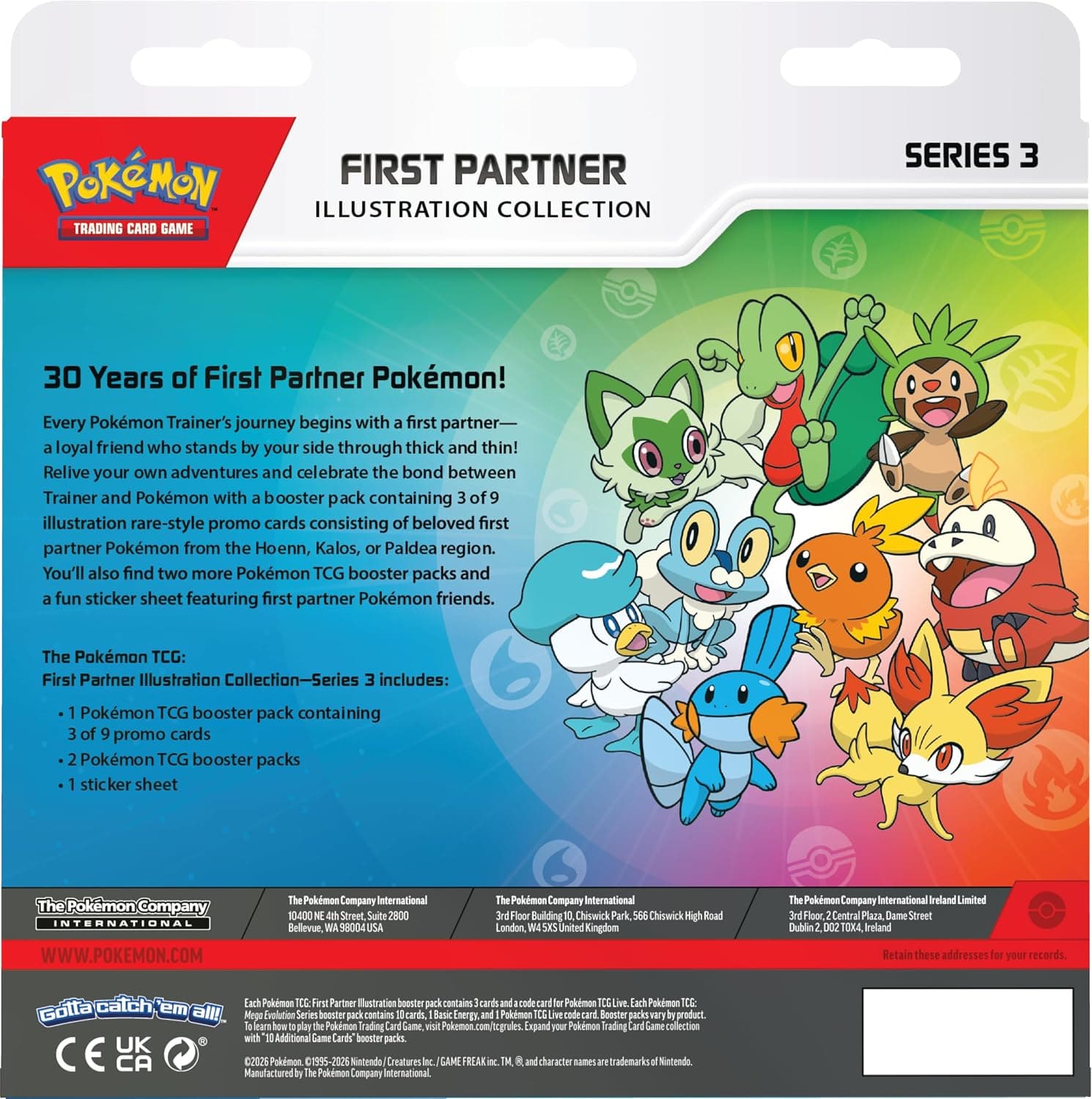 کارت بازی کارتی Pokémon TCG مجموعه First Partner Illustration Collection سری 3 کارت بازی کارتی Pokémon TCG مجموعه First Partner Illustration Collection سری 3