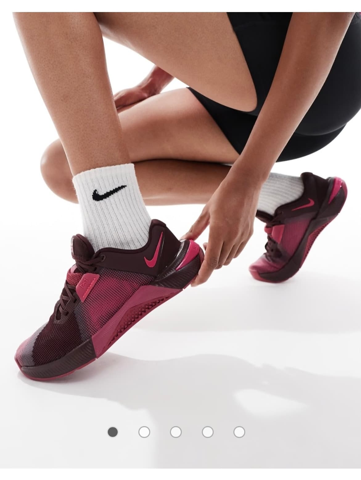 کفش ورزشی فیتنس زنانه Nike زرشکی مدل Metcon 10 کفش ورزشی فیتنس زنانه Nike زرشکی مدل Metcon 10