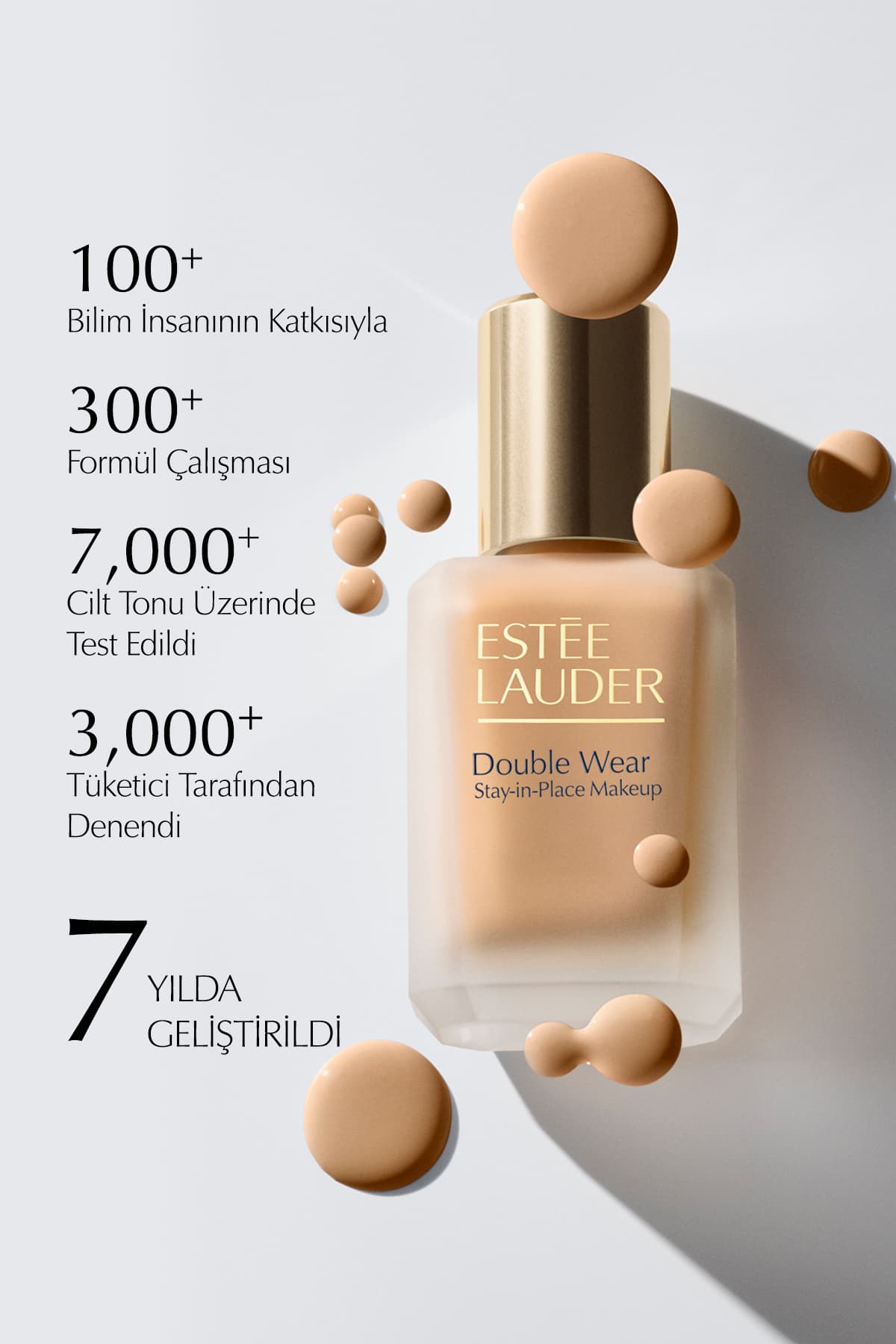 فوندوتن پسرانه Estee Lauder Double Wear SPF10 سفری رنگ بژ صحرایی 2N1 15ml فوندوتن پسرانه Estee Lauder Double Wear SPF10 سفری رنگ بژ صحرایی 2N1 15ml