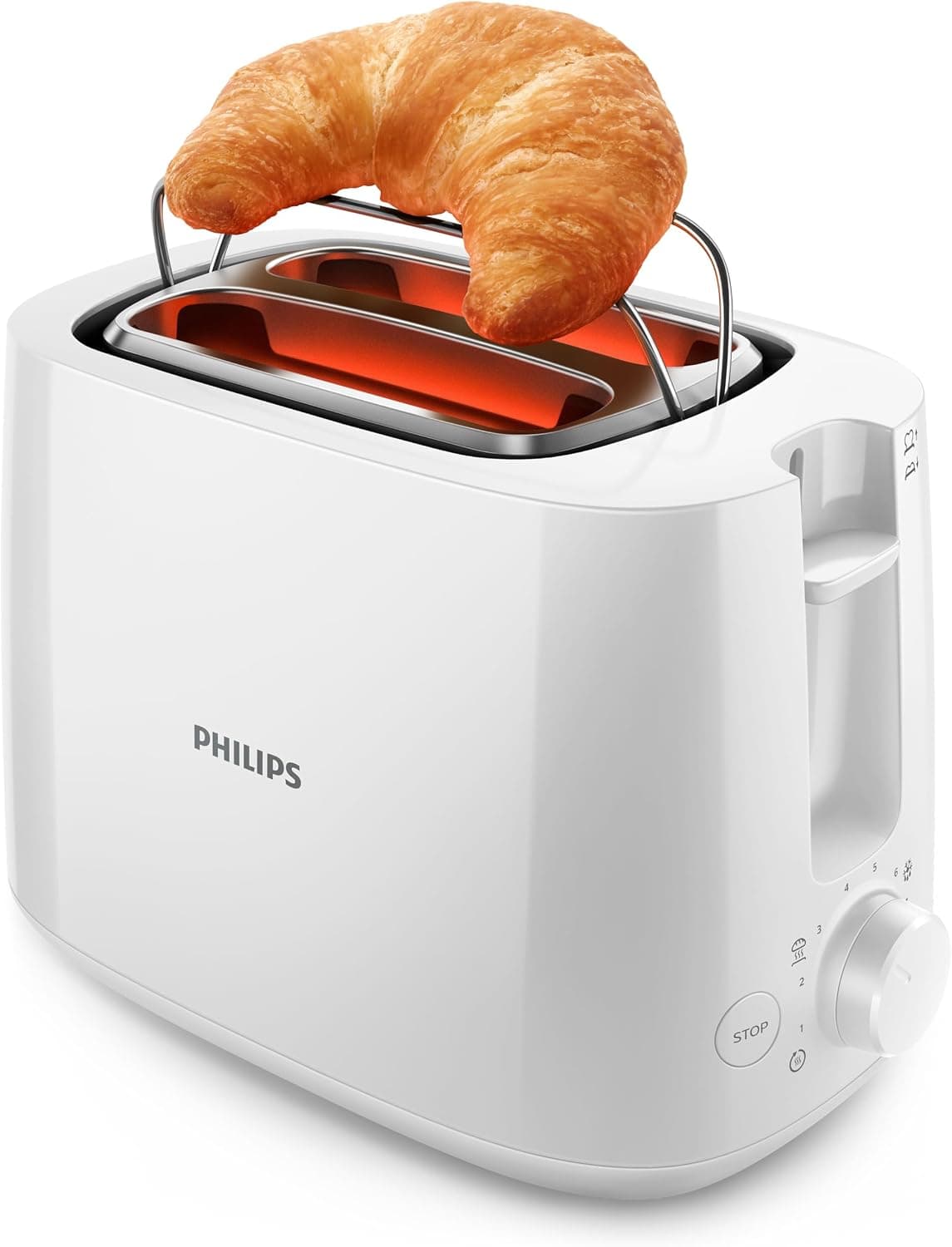 توستر PHILIPS توان 760-900W دو اسلات بزرگ 8 تنظیم برشتگی توستر PHILIPS توان 760-900W دو اسلات بزرگ 8 تنظیم برشتگی