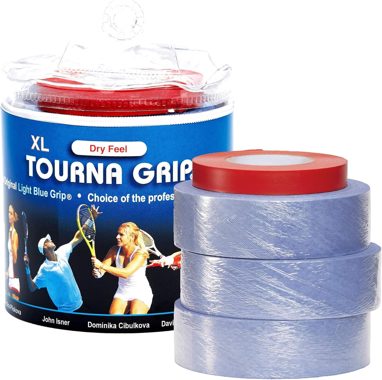 گریپ تنیس Tourna Grip XL با حس خشک اصلی گریپ تنیس Tourna Grip XL با حس خشک اصلی