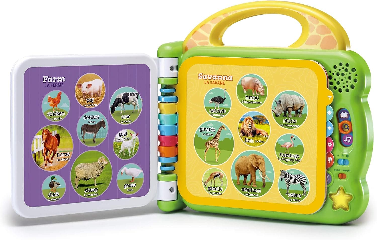 کتاب کودک LeapFrog با صدای حیوانات و رنگها مدل 100 Animals کتاب کودک LeapFrog با صدای حیوانات و رنگها مدل 100 Animals