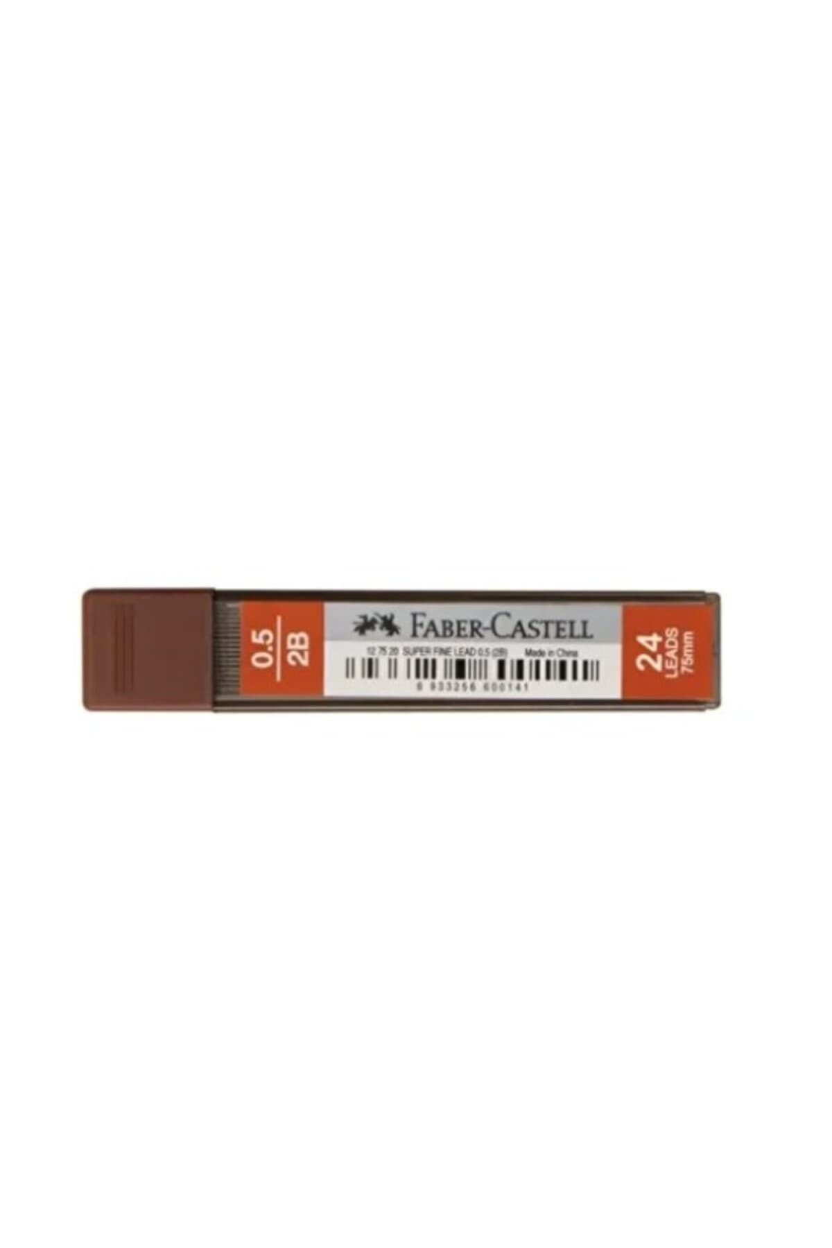 نوک مداد نوکی مشکی Faber Castell 0.5 Mm 2b ×12 عدد نوک مداد نوکی مشکی Faber Castell 0.5 Mm 2b ×12 عدد