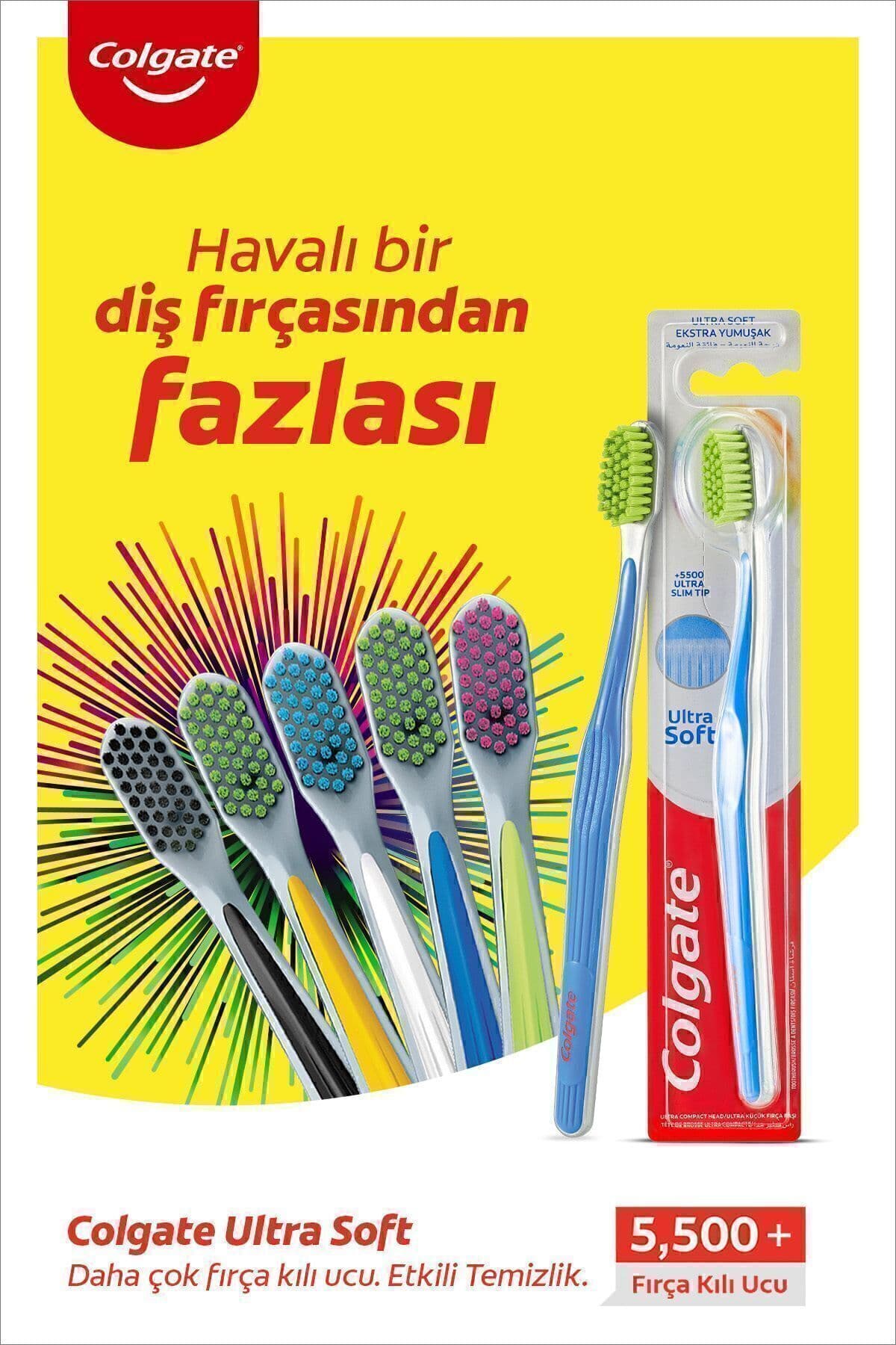 مسواک نرم Colgate Ultra Soft با پاککنندگی ملایم برای لثهها و محفظه مسواک مسواک نرم Colgate Ultra Soft با پاککنندگی ملایم برای لثهها و محفظه مسواک