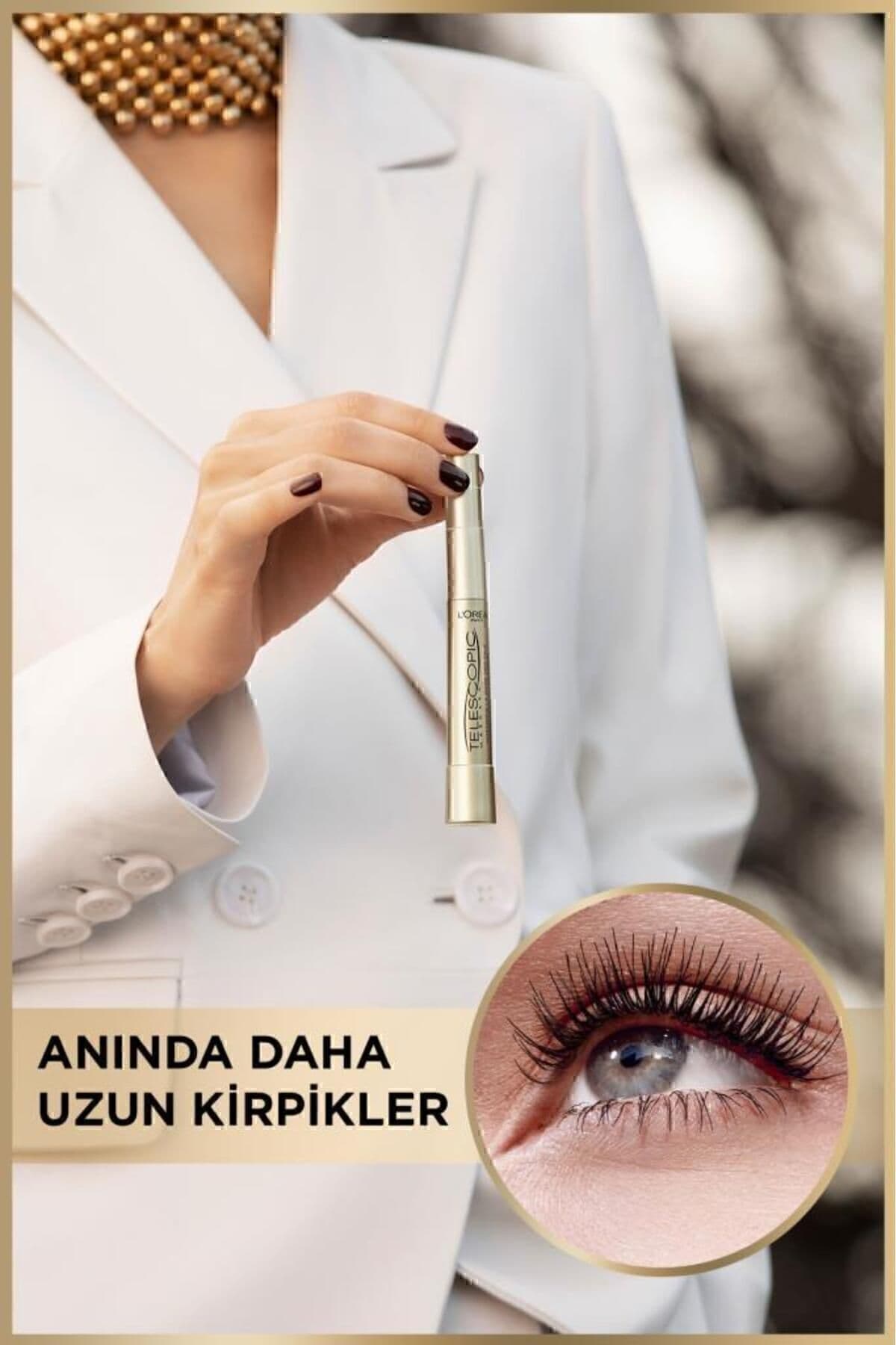 ماسکارا L'Oreal Paris مشکی Telescopic ست 2 عددی ماسکارا L'Oreal Paris مشکی Telescopic ست 2 عددی