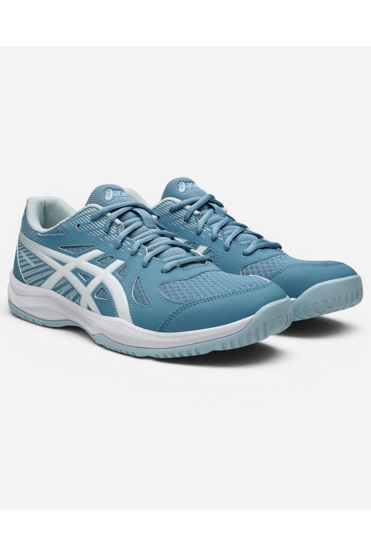 کفش والیبال مردانه Asics آبی مدل UPCOURT 6 1071A104-404 کفش والیبال مردانه Asics آبی مدل UPCOURT 6 1071A104-404