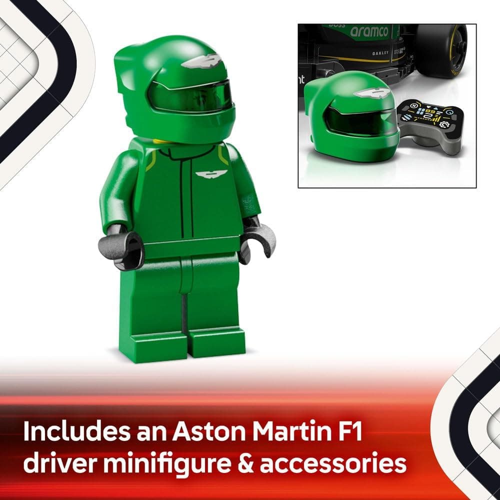 لگو Speed Champions ماشین مسابقه مدل Aston Martin Aramco F1 AMR24 77245 لگو Speed Champions ماشین مسابقه مدل Aston Martin Aramco F1 AMR24 77245
