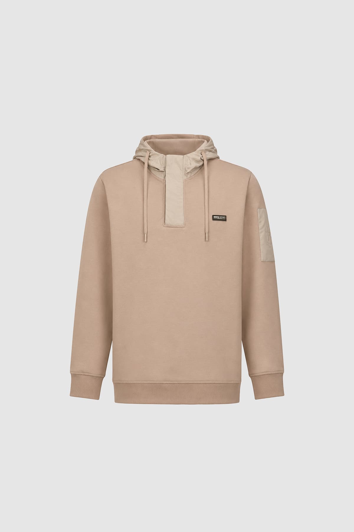 سوئیشرت مردانه U.S. Polo Assn. بژ تیره مدل 50312601-VR088 سوئیشرت مردانه U.S. Polo Assn. بژ تیره مدل 50312601-VR088