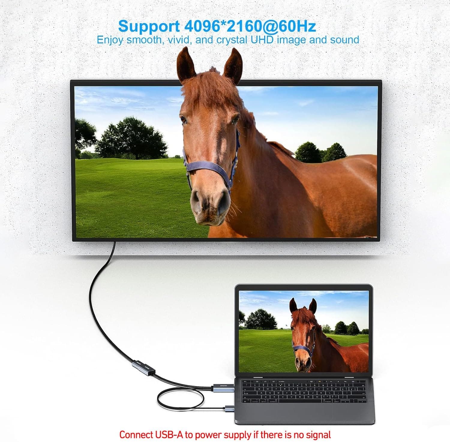 مبدل HDMI به DisplayPort برند BENFEI سازگار با رایانه، لپتاپ، PS5 و Xbox One مدل 4K@60Hz مبدل HDMI به DisplayPort برند BENFEI سازگار با رایانه، لپتاپ، PS5 و Xbox One مدل 4K@60Hz