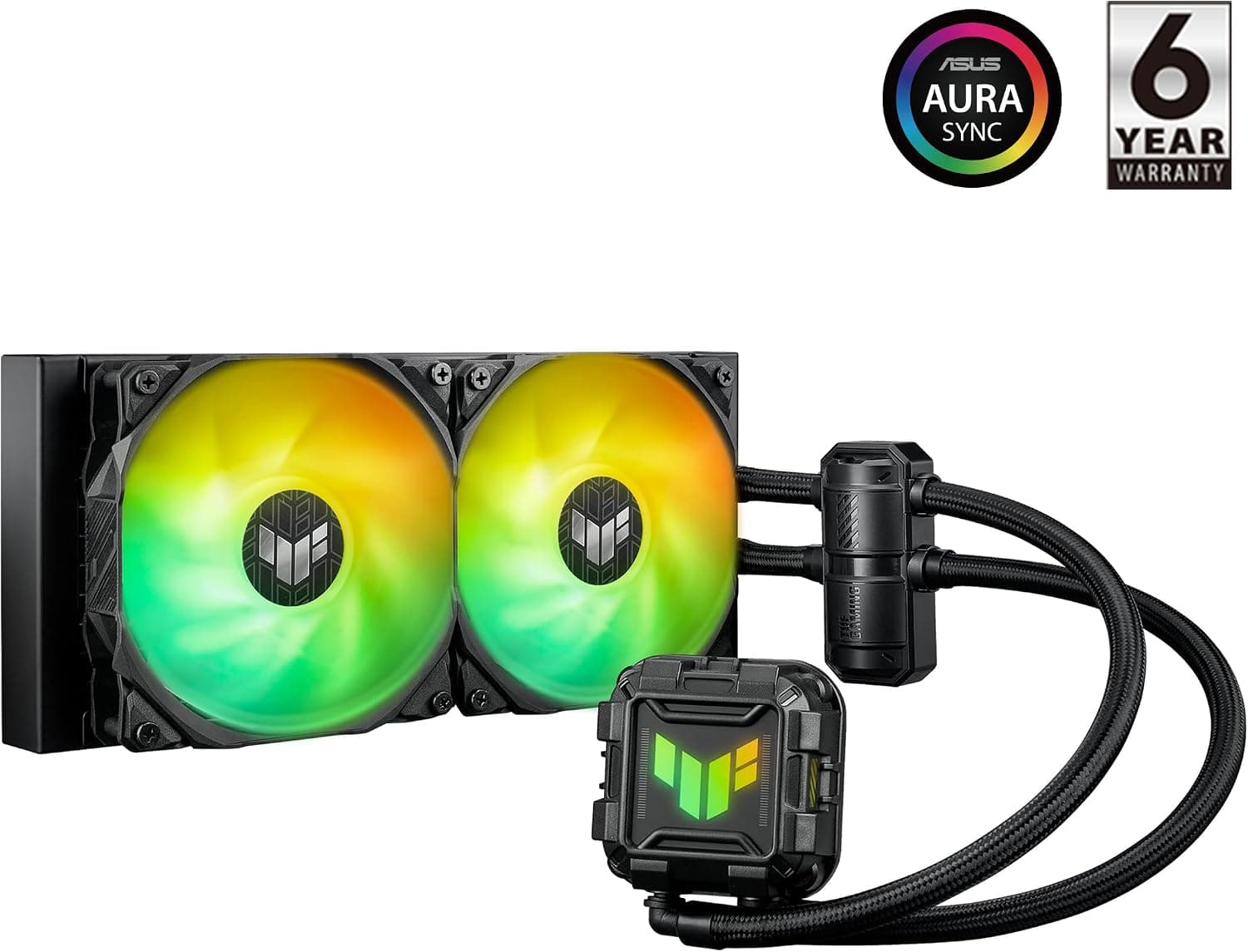 خنککننده مایع ASUS TUF Gaming LC II 240 ARGB رادیاتور 240MM مشکی خنککننده مایع ASUS TUF Gaming LC II 240 ARGB رادیاتور 240MM مشکی