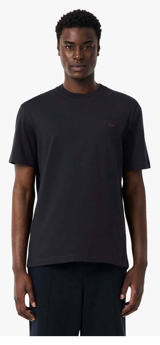 تیشرت مردانه Lacoste فیت کلاسیک یقه گرد چاپدار خاکستری تیره تیشرت مردانه Lacoste فیت کلاسیک یقه گرد چاپدار خاکستری تیره