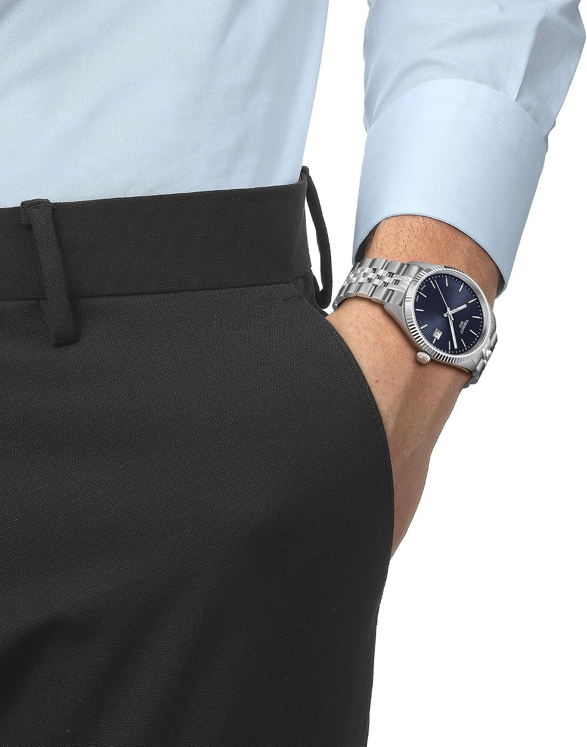 ساعت مچی مردانه Tissot کلاسیک صفحه آبی Ballard مدل T1564101104100 ساعت مچی مردانه Tissot کلاسیک صفحه آبی Ballard مدل T1564101104100