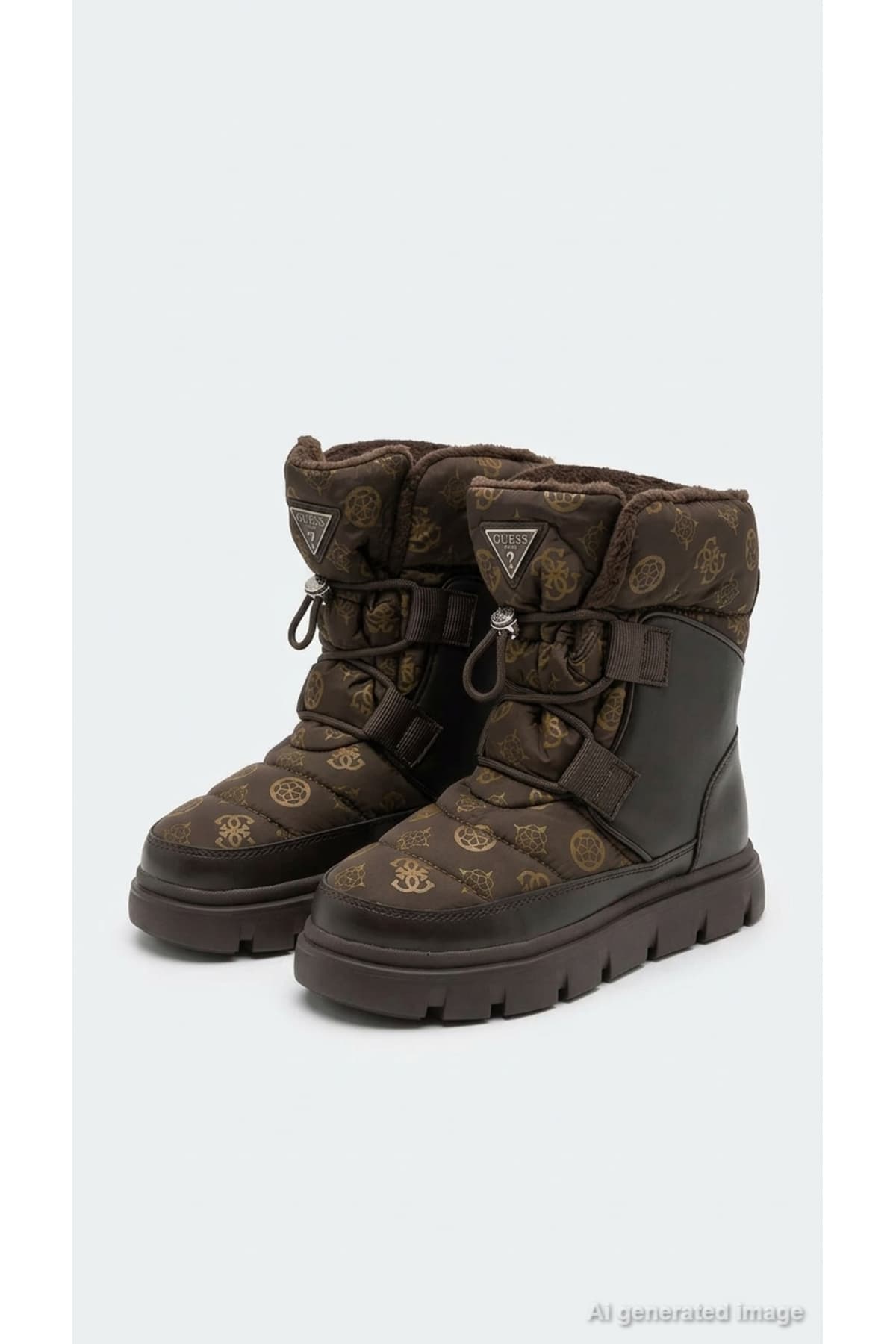 بوت زنانه Guess بنددار کف ضخیم ساق مچی نوک گرد مدل FLFMABFAL10 بوت زنانه Guess بنددار کف ضخیم ساق مچی نوک گرد مدل FLFMABFAL10