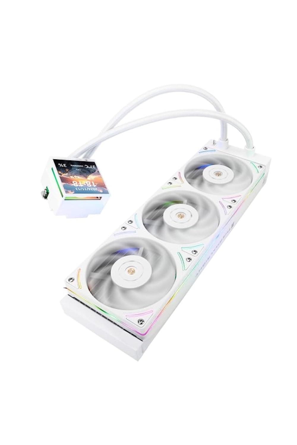 خنککننده مایع پردازنده Thermalright سازگار با Intel-AMD سفید مدل Hyper Vision 360 UB ARGB 360mm خنککننده مایع پردازنده Thermalright سازگار با Intel-AMD سفید مدل Hyper Vision 360 UB ARGB 360mm
