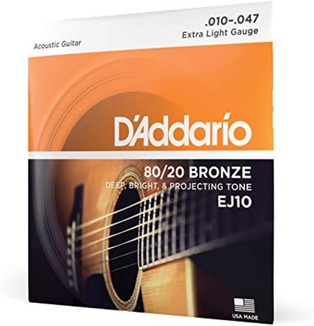 سیم گیتار آکوستیک D'Addario برنز 80/20 گیج سبک مدل EJ11 سیم گیتار آکوستیک D'Addario برنز 80/20 گیج سبک مدل EJ11