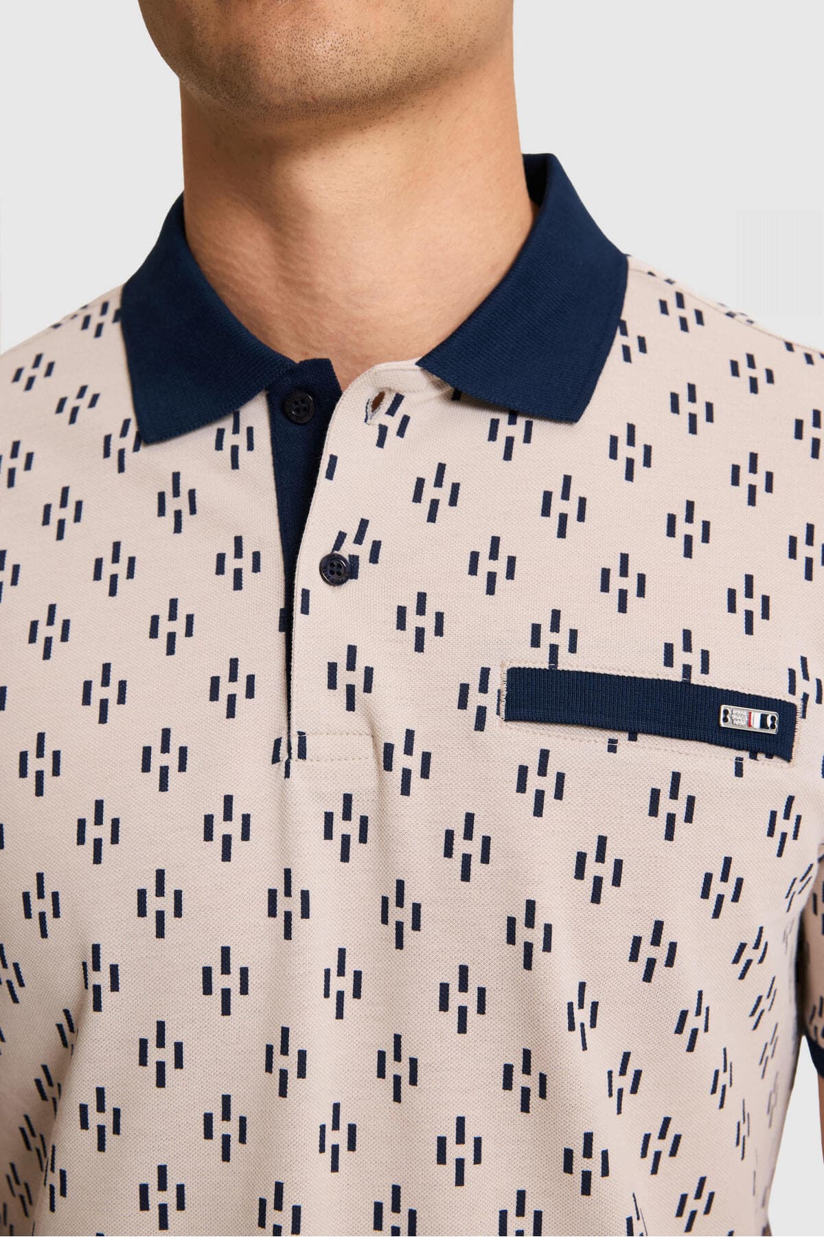 تیشرت مردانه U.S. Polo Assn. فیت معمولی یقه پولو رنگ سنگی مدل 50326994-VR049 تیشرت مردانه U.S. Polo Assn. فیت معمولی یقه پولو رنگ سنگی مدل 50326994-VR049
