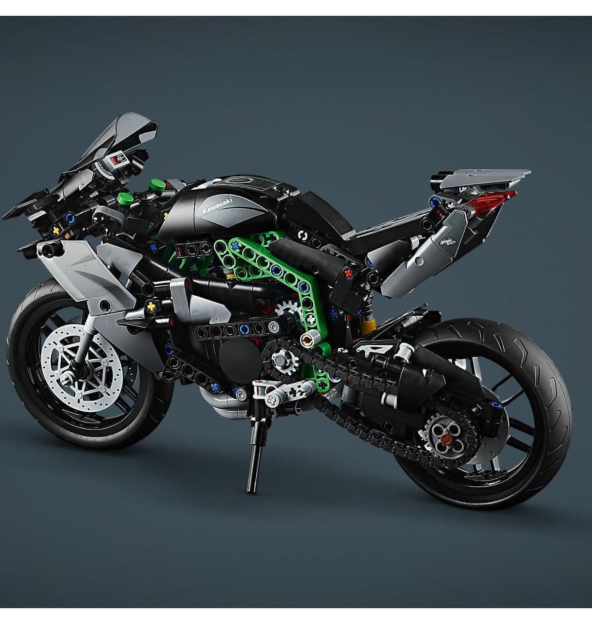 لگو Technic موتورسیکلت Kawasaki Ninja H2R مدل 42170 با 643 قطعه لگو Technic موتورسیکلت Kawasaki Ninja H2R مدل 42170 با 643 قطعه
