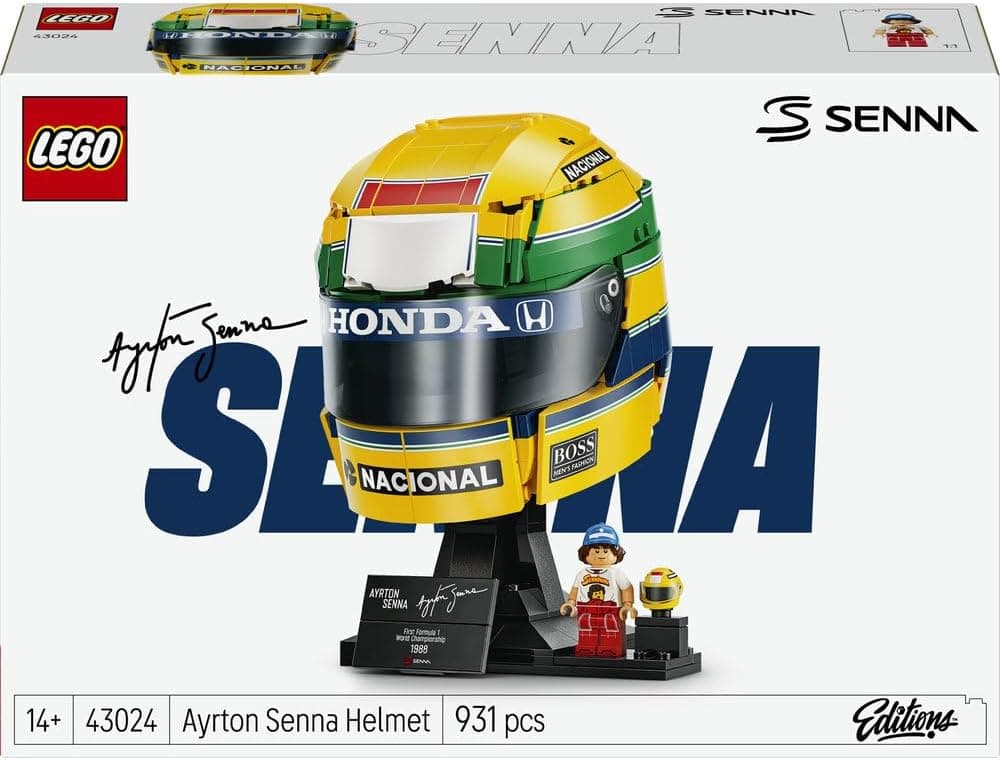 لگو Editions کلاه ایمنی Ayrton Senna مدل 43024 لگو Editions کلاه ایمنی Ayrton Senna مدل 43024