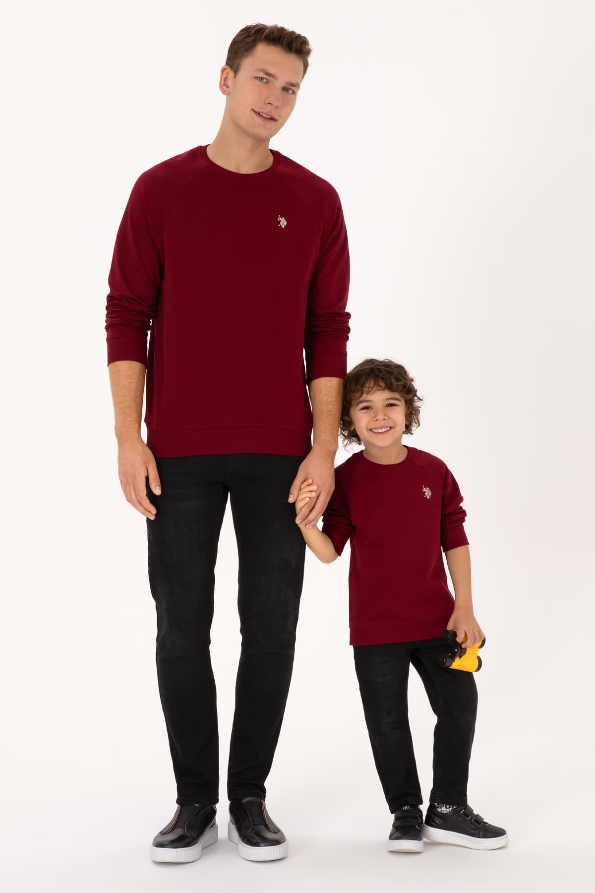 سوئیشرت مردانه U.S. Polo Assn. فیت معمولی یقه گرد زرشکی نازک مدل 50313752-VR014 سوئیشرت مردانه U.S. Polo Assn. فیت معمولی یقه گرد زرشکی نازک مدل 50313752-VR014
