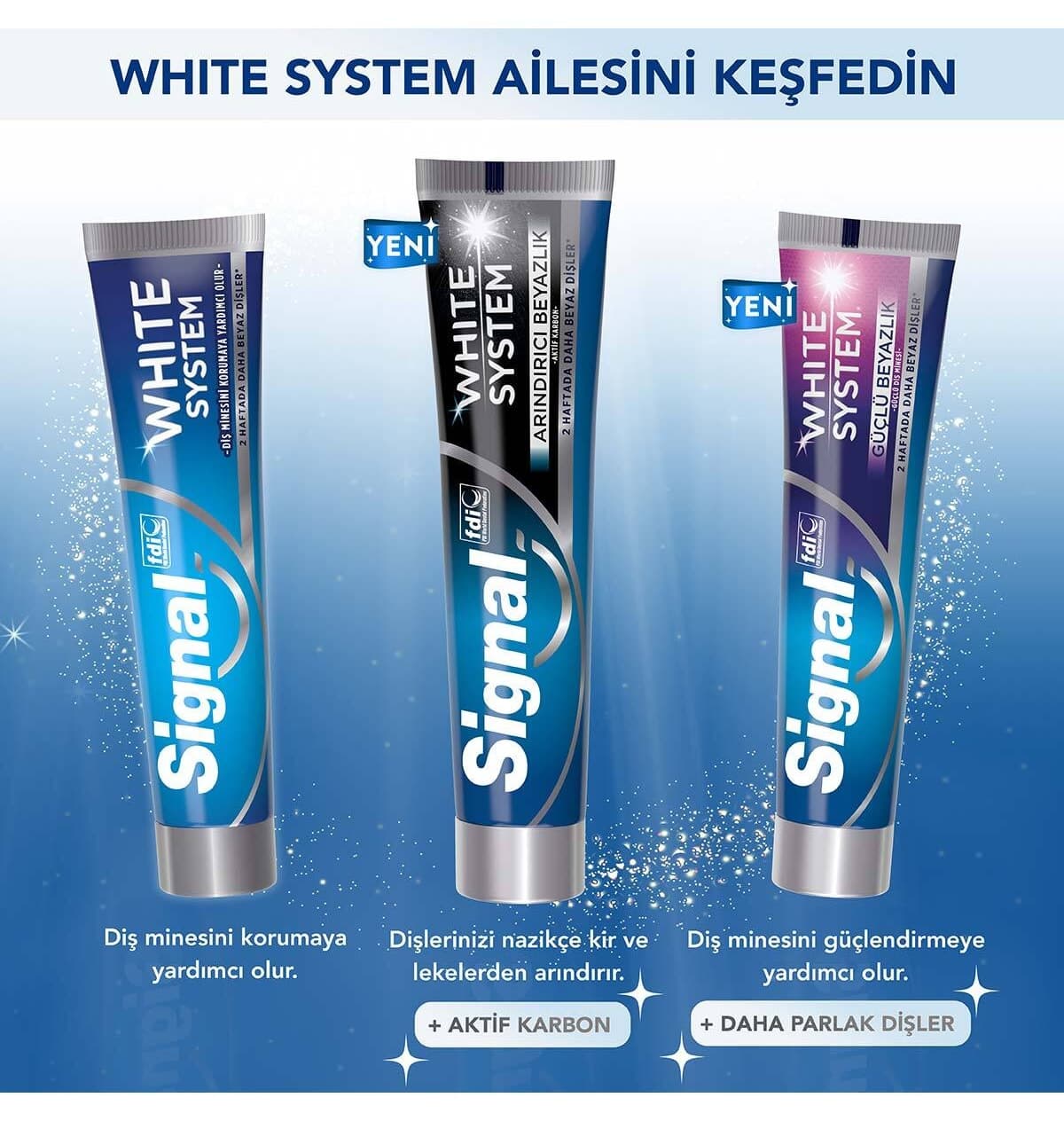 خمیردندان Signal White System سفیدکننده 75 Mlx4 خمیردندان Signal White System سفیدکننده 75 Mlx4