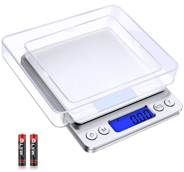 ترازوی آشپزخانه دیجیتال Diyife با دو سینی دقت بالا 500g/0.01g ترازوی آشپزخانه دیجیتال Diyife با دو سینی دقت بالا 500g/0.01g