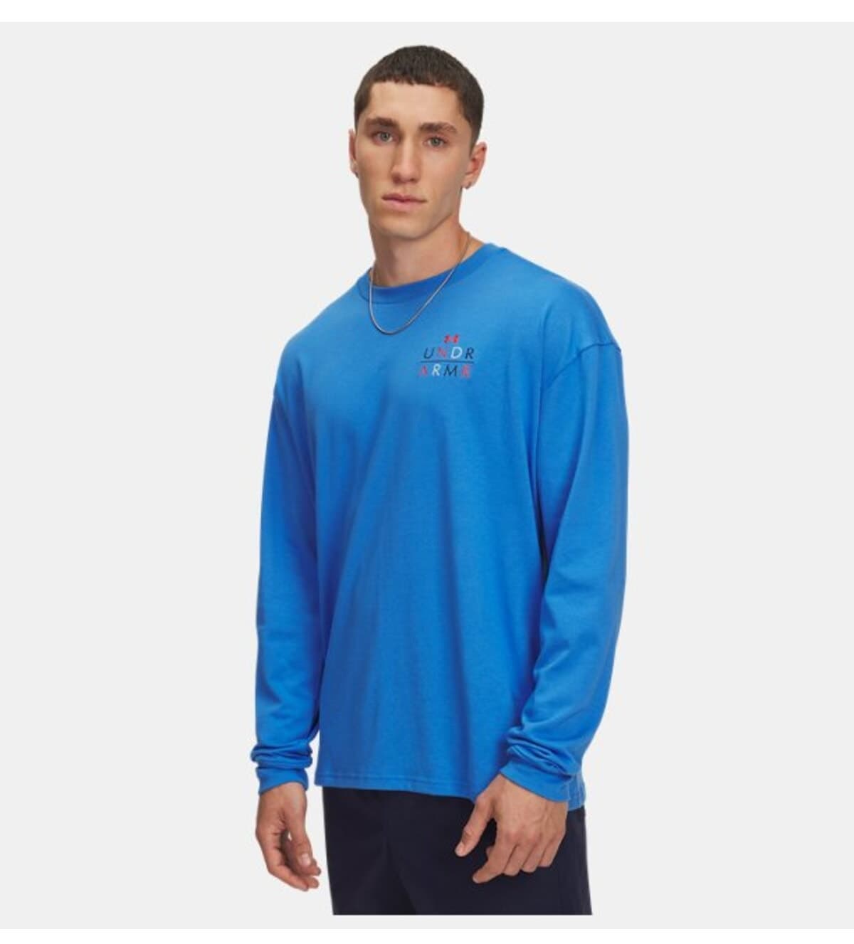 تیشرت مردانه Under Armour سنگینوزن ورزشی آستین بلند اورسایز مدل 6004885-402 تیشرت مردانه Under Armour سنگینوزن ورزشی آستین بلند اورسایز مدل 6004885-402