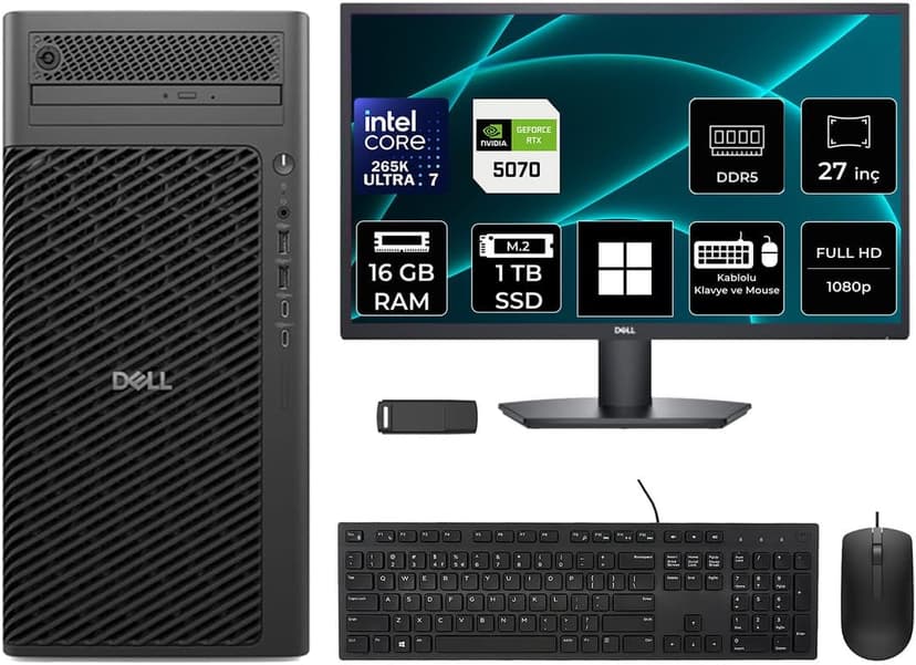 ورکاستیشن رومیزی Dell Pro Max T2 مدل FCT22505P782 با Core Ultra 7 265K ورکاستیشن رومیزی Dell Pro Max T2 مدل FCT22505P782 با Core Ultra 7 265K