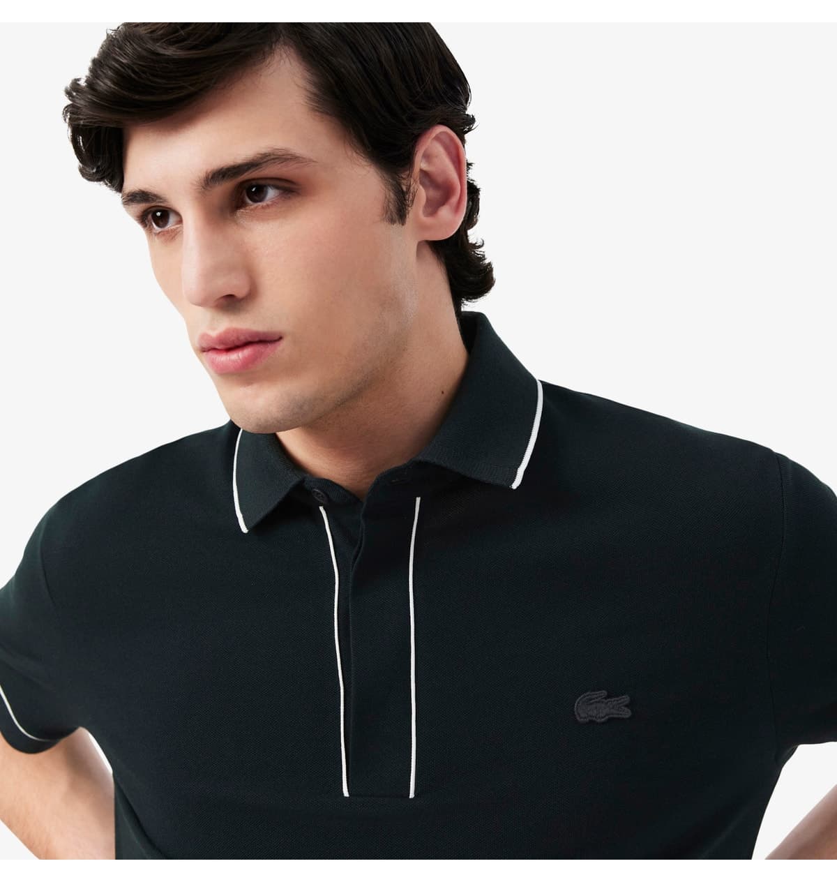 پولوشرت مردانه Lacoste فیت معمولی پنبه ارگانیک سبز تیره مدل Paris پولوشرت مردانه Lacoste فیت معمولی پنبه ارگانیک سبز تیره مدل Paris